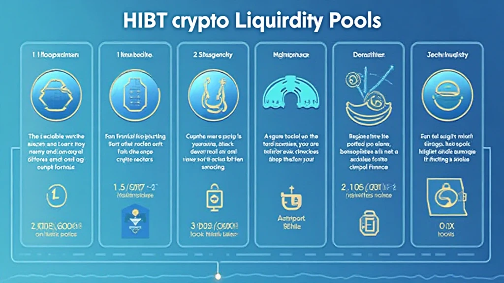 HIBT crypto liquidity pools
