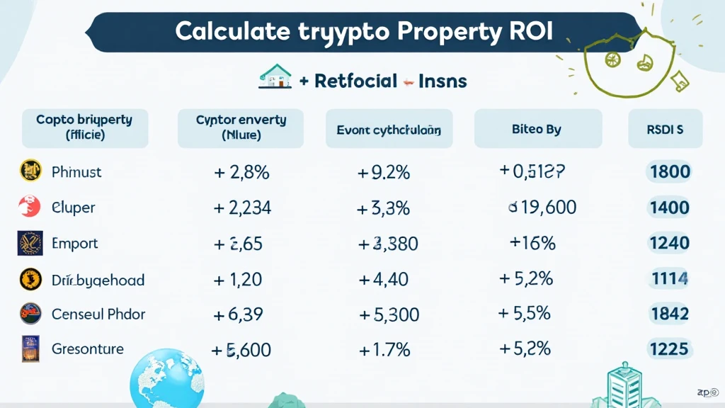How to calculate crypto property ROI