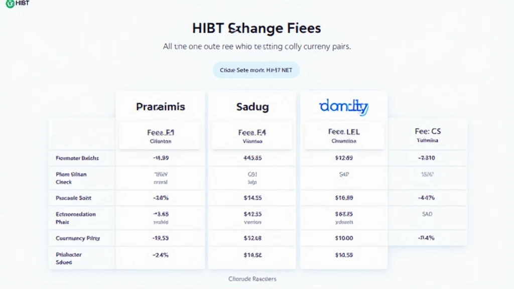 HIBT crypto exchange fees structure