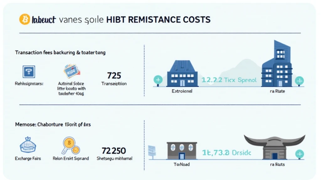 HIBT Bitcoin remittance cost breakdown
