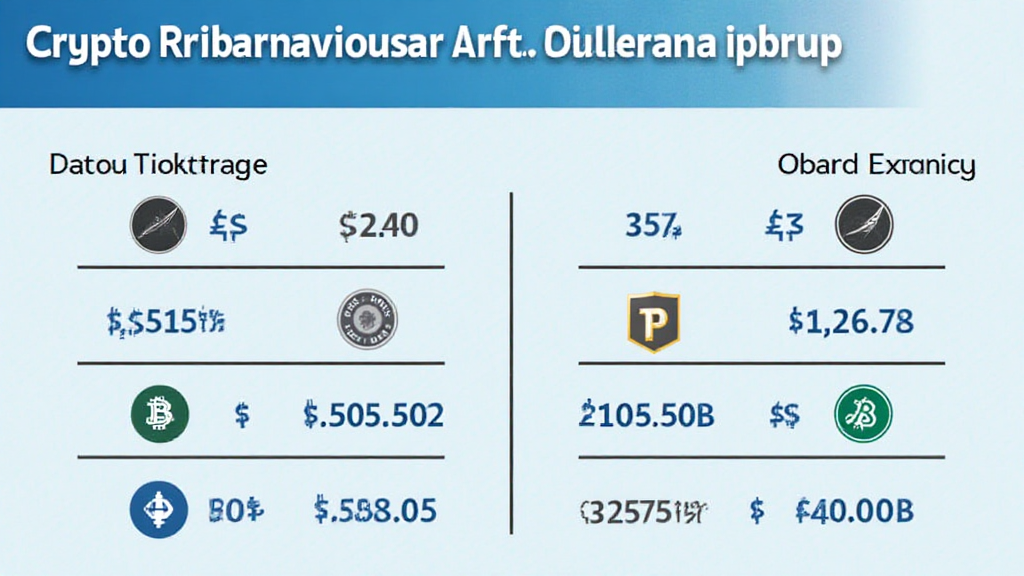 Crypto arbitrage opportunities